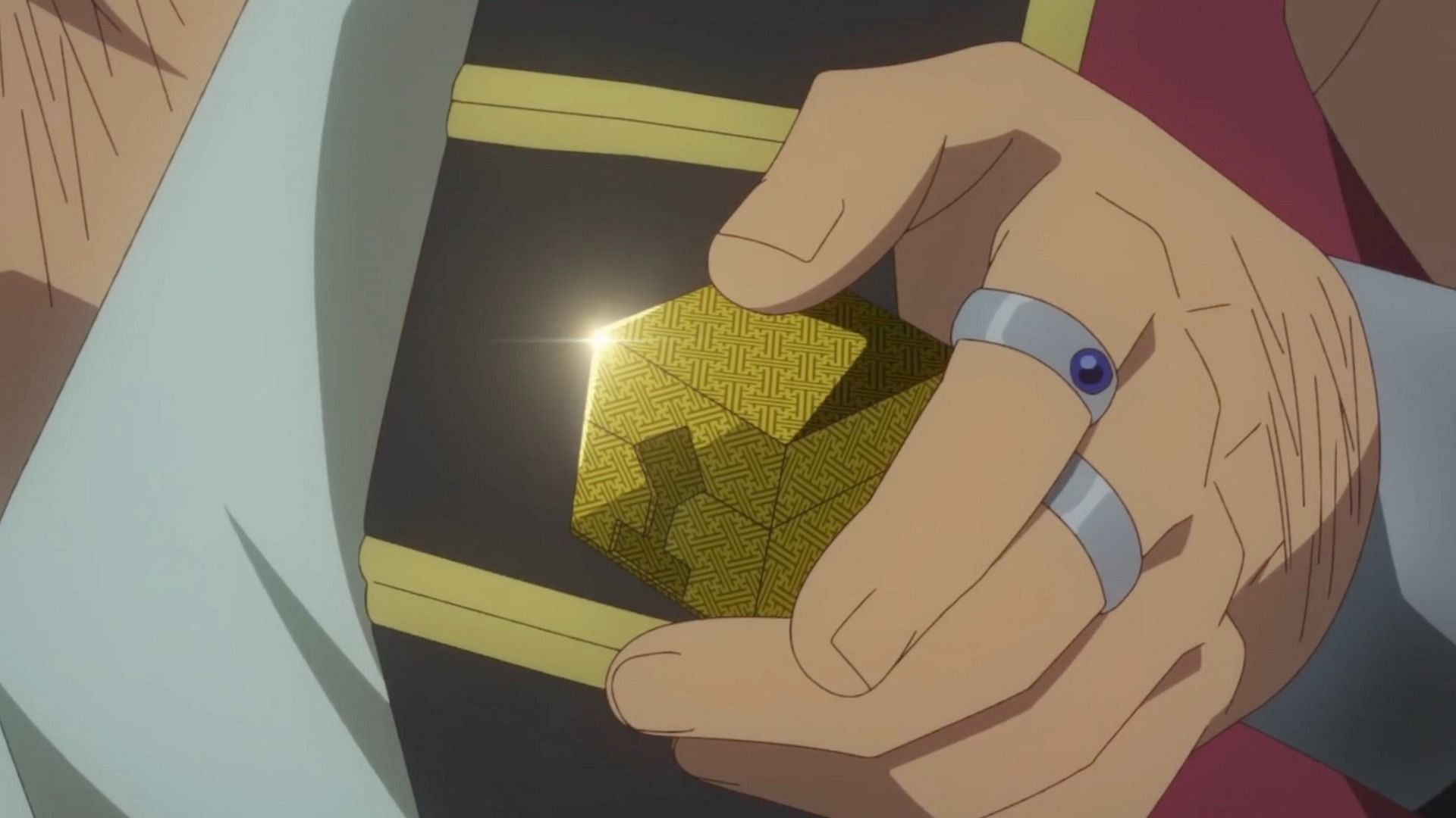 I'm the Evil Lord of an Intergalactic Empire! episode 12 is expected to focus on the mysterious golden cube (Image via Quad)